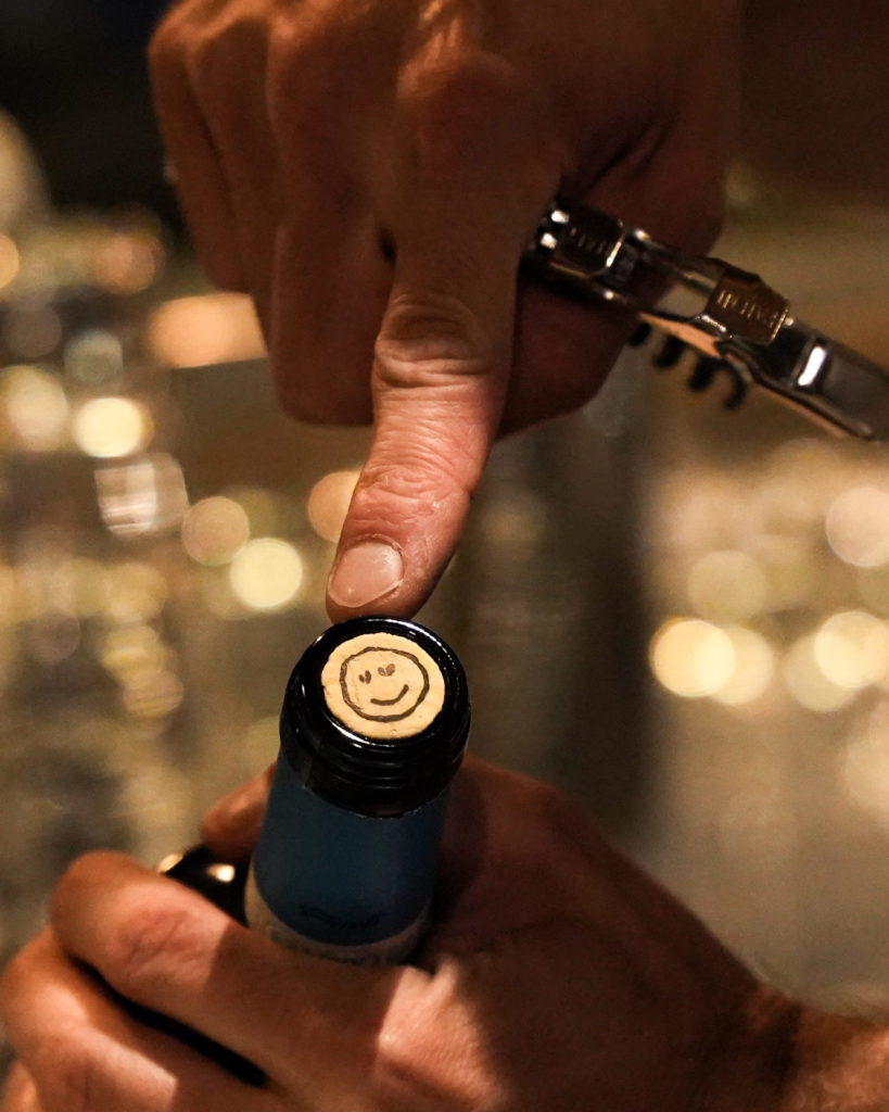 Happy wine, Restaurant ALTA 1874 in Champéry